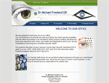 Tablet Screenshot of drfreeland.com